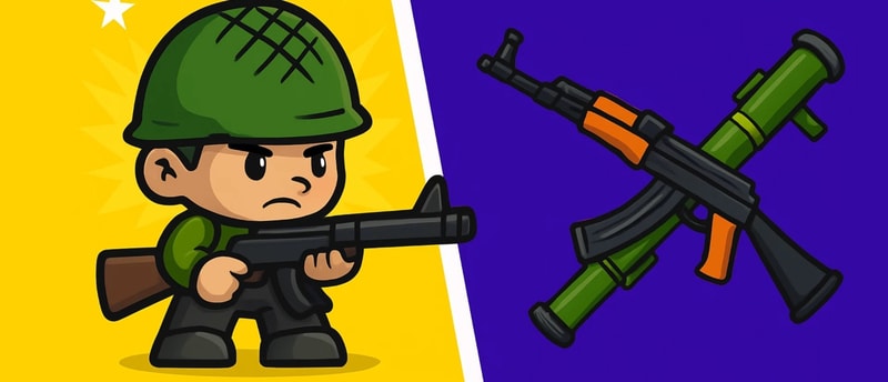Battle Zone 2D - Top-Down Shooter Game for Free Play