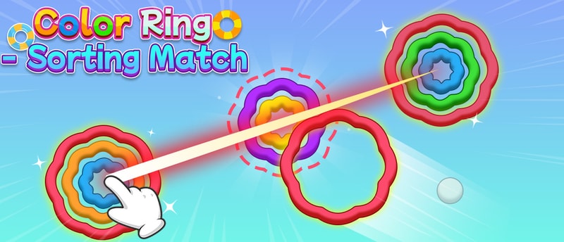 Color Ring Sorting Match - Play Puzzle Game Online for Free