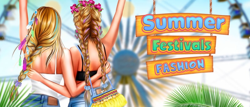 Summer Festivals Fashion - Dress Up & Play Game for Girls