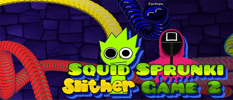 Squid Sprunki Slither Game 2 - Play Online Snake Hunting Game
