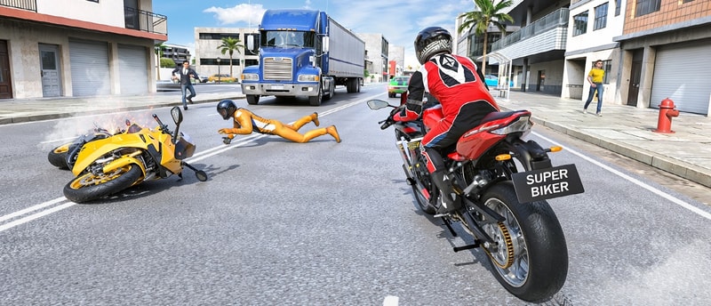 Real Motorbike Super Hero Stunt 3D - Play Free Bike Racing & Stunt Game