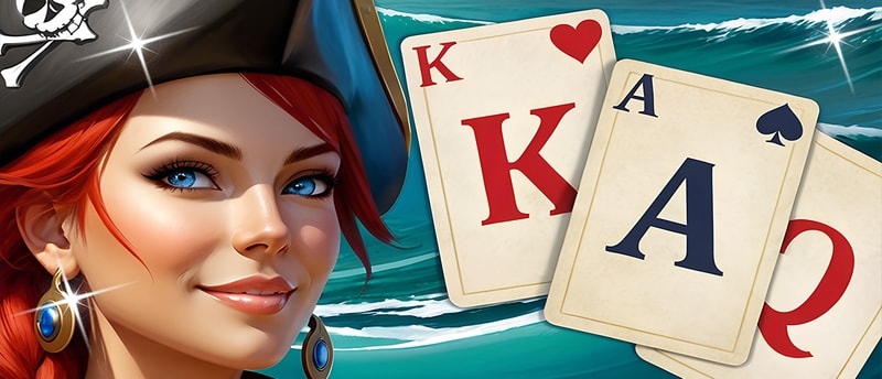 Solitaire Klondike - Treasure Island Ücretsiz Oyna