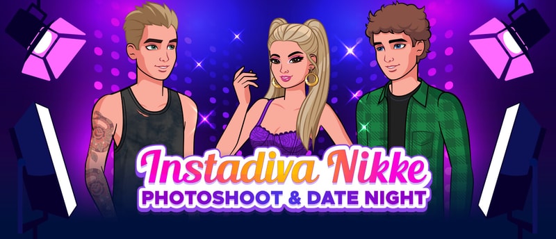 Instadiva Nikke Photoshoot & Date Night - Play Game & Dress Up