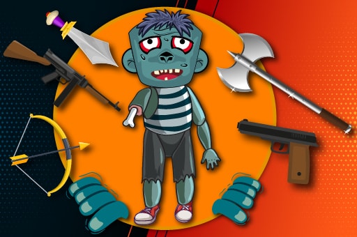 Kick The Zombie - Fun Halloween Clicker Shooting Game