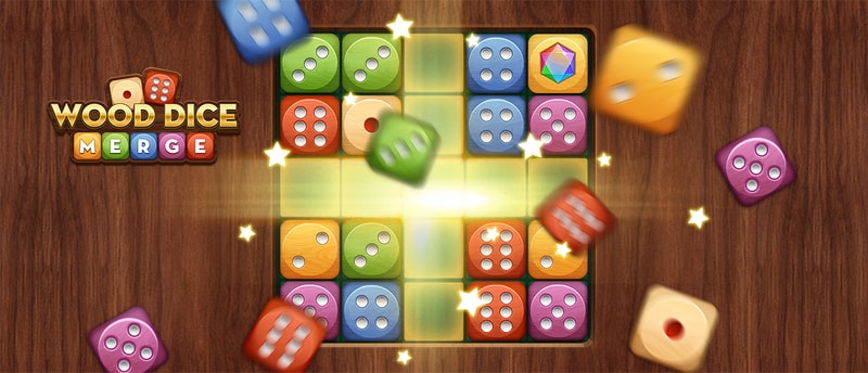 Wood Dice Merge