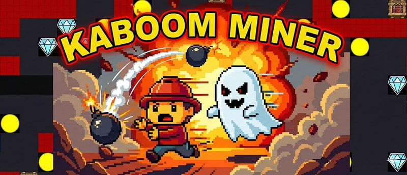 Kaboom Miner - Play Free Puzzle Arcade Game