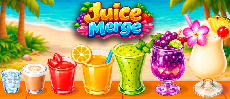 Juice Merge - Free Puzzle Match & Merge Game
