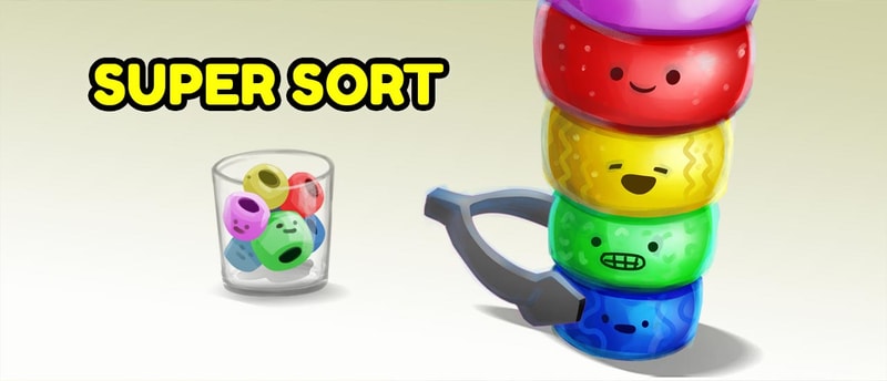 Super Sort - Fun Puzzle Bead Sorting and Fusion Game
