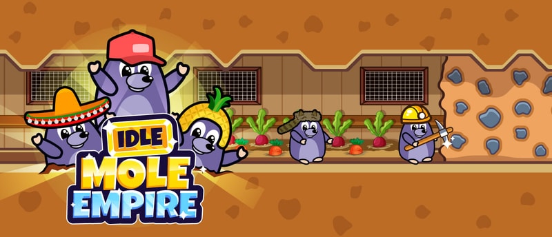 Idle Mole Empire - Play Free Tycoon Simulation Game