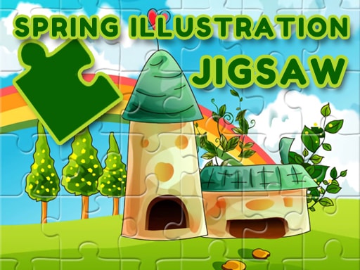 Spring Illustration Puzzle - Play Free Jigsaw Puzzle Game Online
