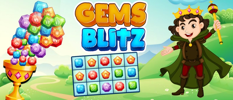 Gems Blitz - Free Match 3 Puzzle Game to Play Online
