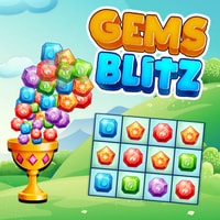 Gems Blitz - Juego de combinar gemas gratis y en línea