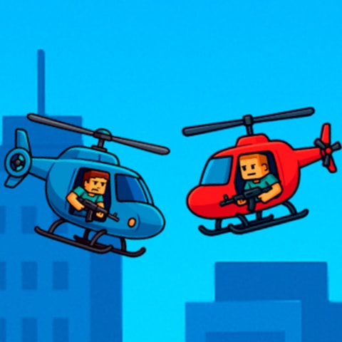 Helikopter Savaşı Steve 2 Kişilik Oyna - Ücretsiz Çevrimiçi Oyun