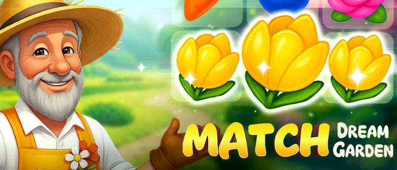 Match Dream Garden - Free Match-3 Puzzle Game to Play Online