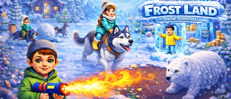 Frost Land - Snow Survival Game | Play Free Winter Survival Adventure