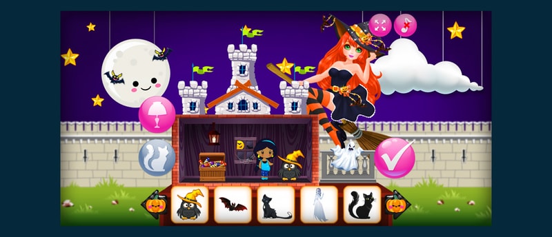Halloween Princess Holiday Castle - Juego Gratis para Niños