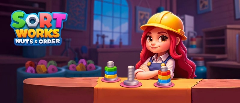 Sort Works: Nuts & Order - Fun Puzzle Game to Play