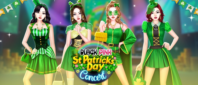 Black Pink St. Patrick’s Günü Konseri - Ücretsiz Giydirme Oyunu