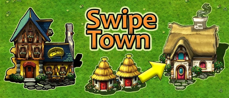 Swipetown - Play Free Puzzle Game & Build Your Fantasy Town