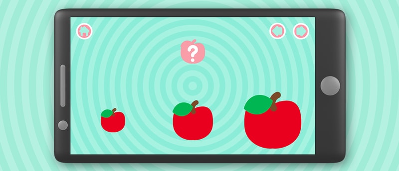 Sizes game - Juego educativo para aprender tamaños en línea gratis