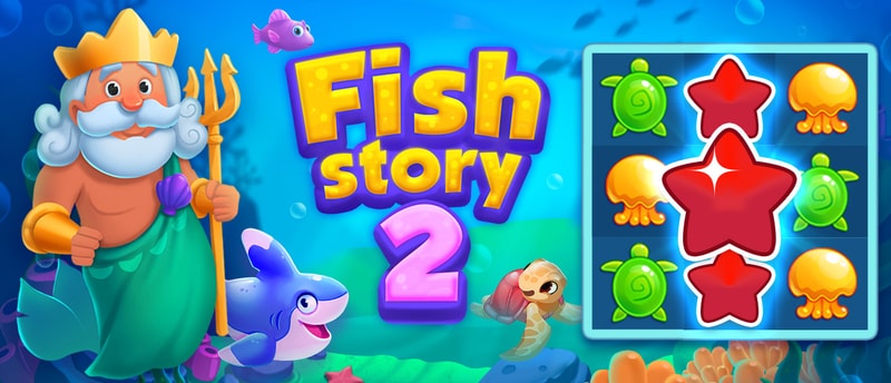 Fish Story 2 - Free Match 3 Puzzle Game to Play Online