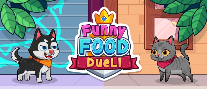 Funny Food Duel - Fun Online Food Catching Game for Kids