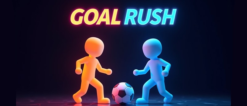 Goal Rush - Play Free Neon Football Game Online