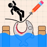 Draw and Save Stickman - Fun Puzzle and Drawing Game