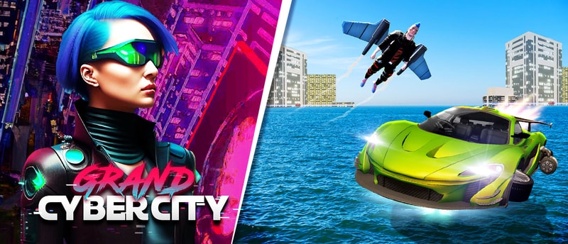 Grand Cyber City - Free Vehicle Simulation Game to Play Online