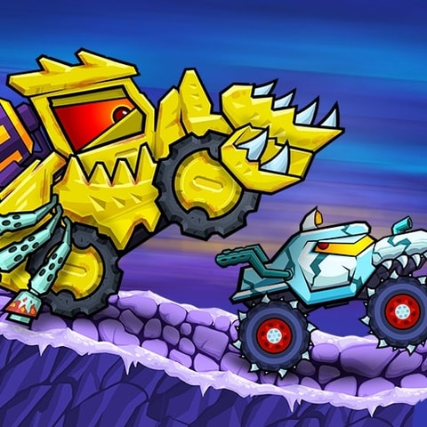 Car Eats Car: Aventura Ártica - Juego de Carreras y Acción