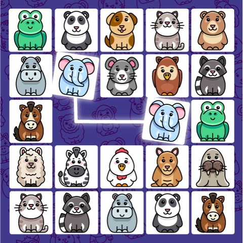 Kris Mahjong Animals Oyna - Ücretsiz Eşleştirme ve Bağlama Oyunu