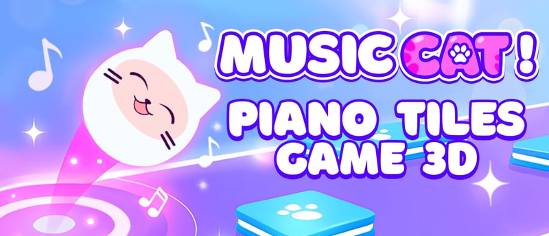 Music Cat! Piano Tiles Game 3D