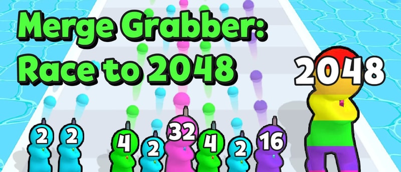 Merge Grabber: 2048'ye Koş - Ücretsiz Oyna