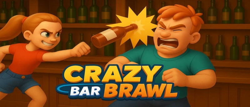 Crazy Bar Brawl - Fun Online Action Game