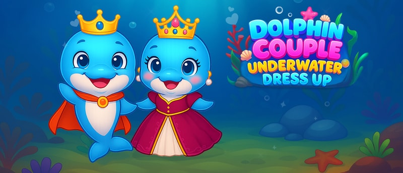 Dolphin Couple Underwater Dress Up - Play Free Dress-Up Game