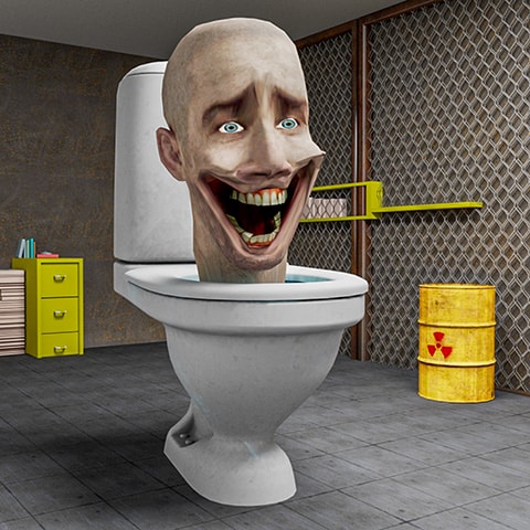 Toilet Monster Attack Sim 3D - Juego de Aventuras y Disparos en Línea