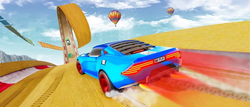 Mega Ramp Car Stunts Oyna - Yarış ve Sürüş Simülatörü