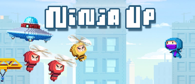 Ninja Up! - Fun 2D Pixel Ninja Jumping Game