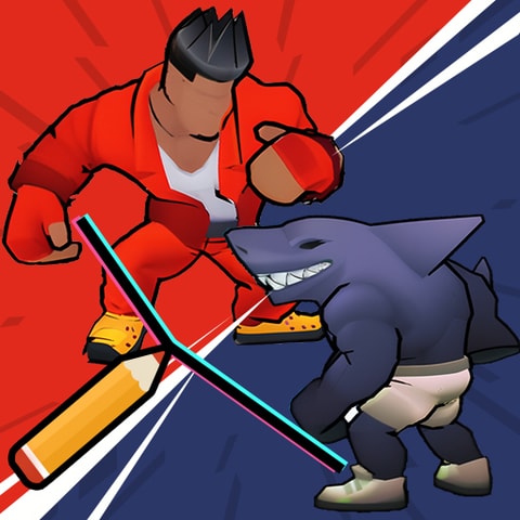 Action King: Draw Fight - Ücretsiz Dövüş ve Savaş Oyunu