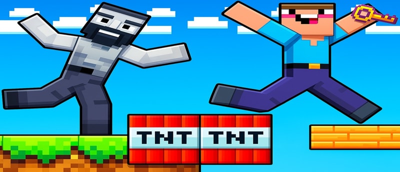 Noob: parkour tricks