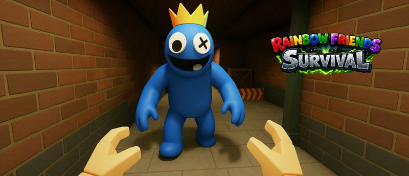 Rainbow Friends Survival Game - Play Online for Free
