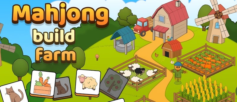 Mahjong Build Farm - Play Free Match-3 Puzzle Game Online