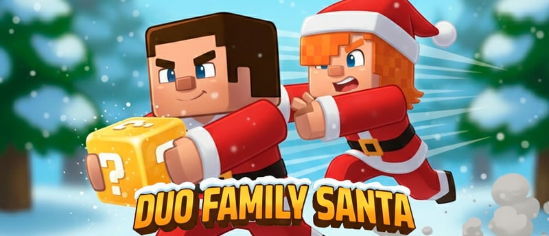 Duo Family Santa - Fun Battle Casual Game for Kids