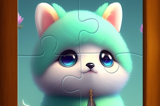 Cute Cat Jigsaw Puzzle - Play Free Online Cat Puzzles