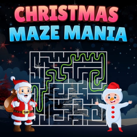 Christmas Maze Mania - Ücretsiz Bulmaca Oyunu Oyna