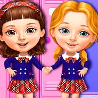 Sweet Baby Girl Cleanup Messy School - Fun Cleaning Game for Kids