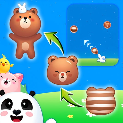 Animal Merge: Bubble Shooter - Ücretsiz Oyna